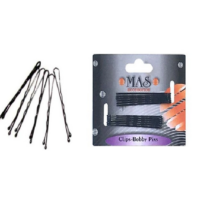 CLIPS CORTO NEGRO MAS X 12U A114