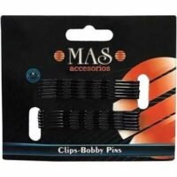 CLIPS LARGO NEGRO MAS X 12U A116
