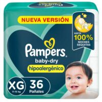 PAMPERS BABYDRY HIPOALER XGDE X 36